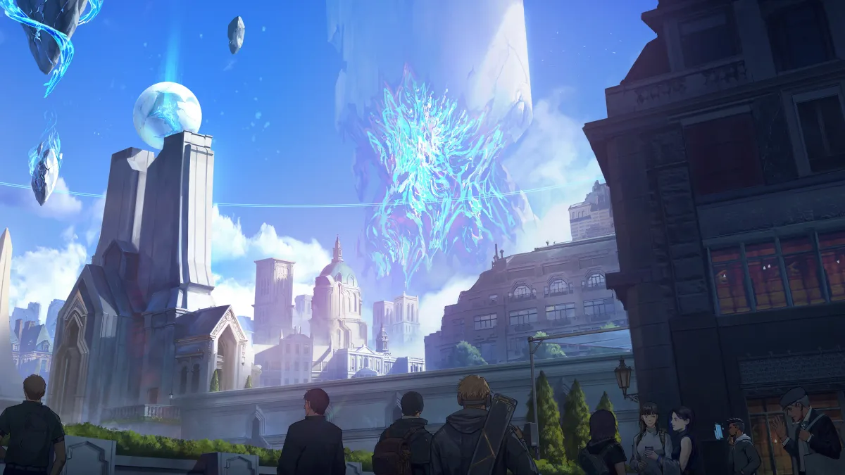 A detailed fantasy city rendered in high resolution